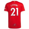 Officiële Voetbalshirt Manchester United Edinson Cavani 21 Thuis 2021-22 - Heren